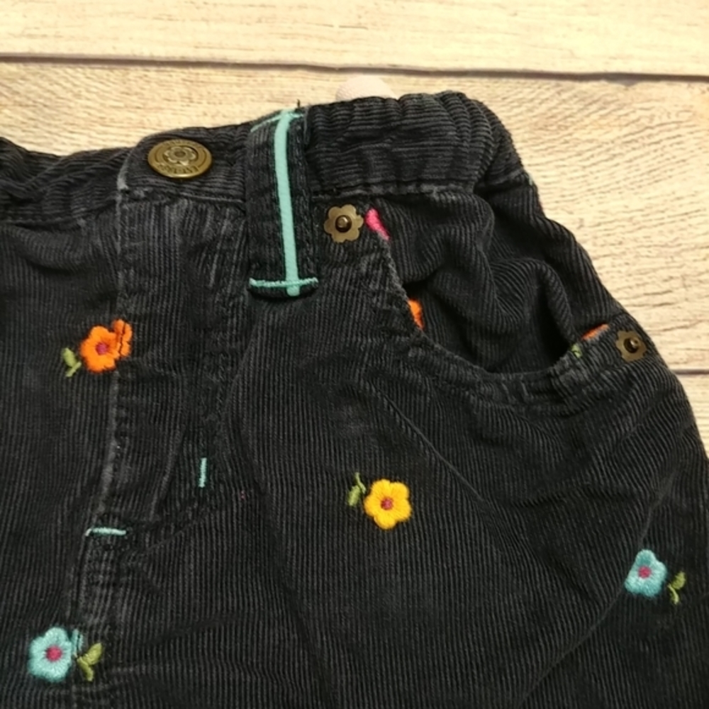 GAP Blue Floral Corduroy Skirt‎ - Picture 2 of 4